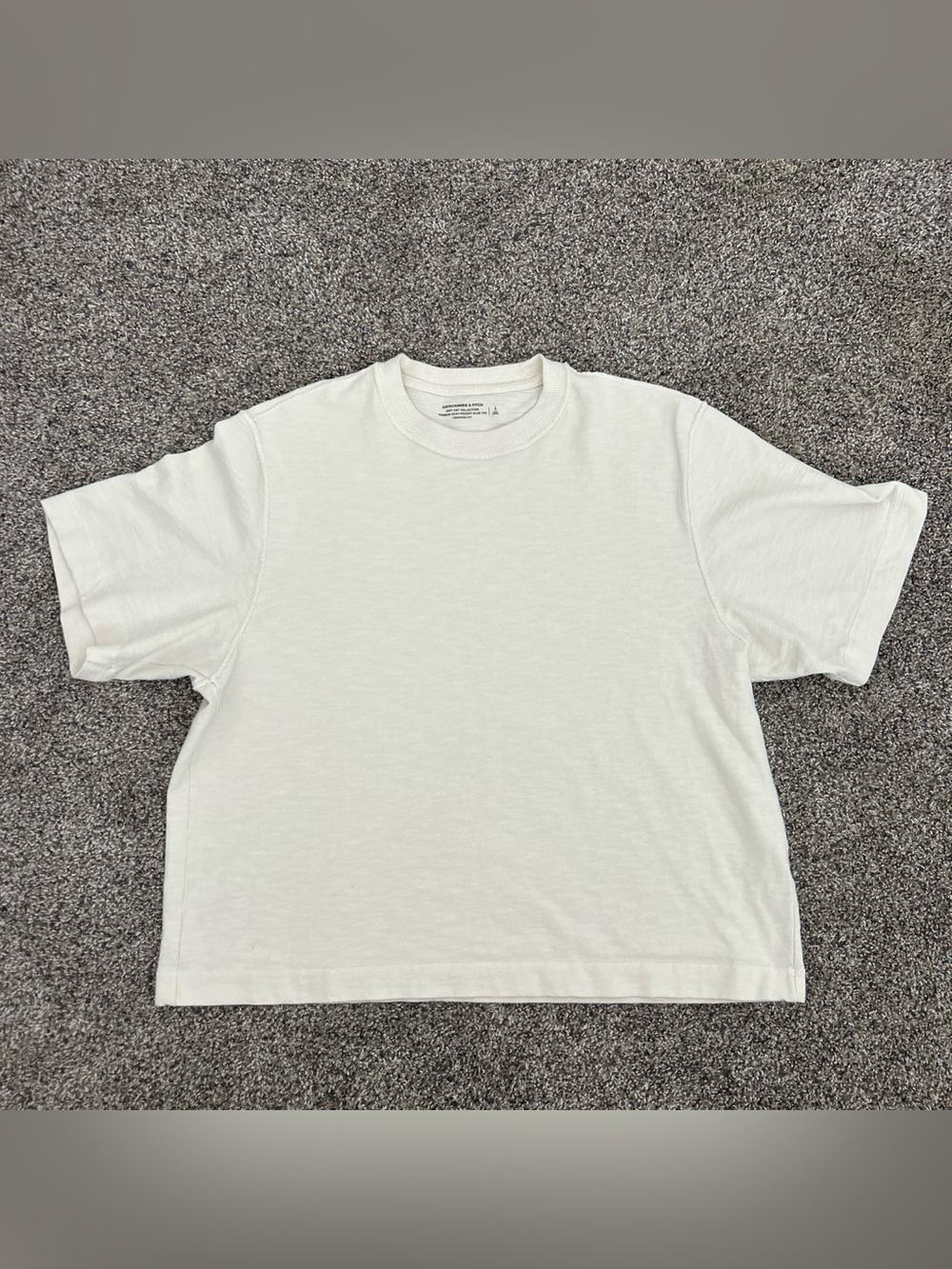 A&F Cream T-Shirt